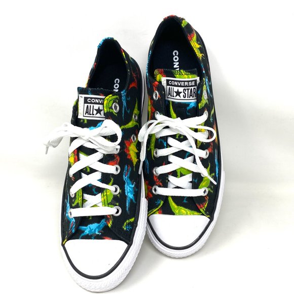 💖MEGA SALE💖Converse Ctas OX Black Bleached Cyan Shoes Junior Canvas 670350C - Picture 7 of 10